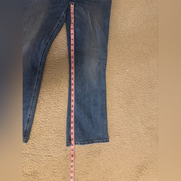 Current/Elliott Classic Blue Flare Jeans - Picture 7 of 9